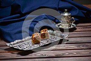 Turkish Coffee Turkish Delight Turk kahvesi ve turk lokumu