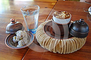 Turkish coffee with hazelnut