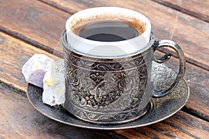 Turkish coffee and turkish delight