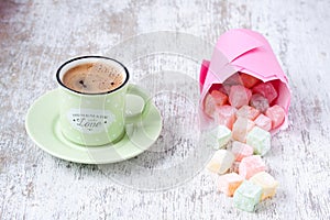 Turkish coffee and Turkish delight