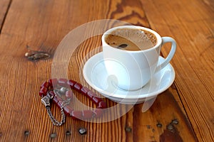 Turkish coffee. Turkish delights, rosary