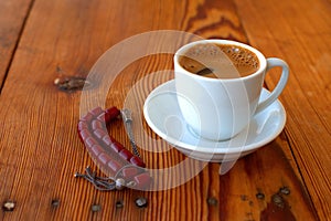 Turkish coffee. Turkish delights, rosary