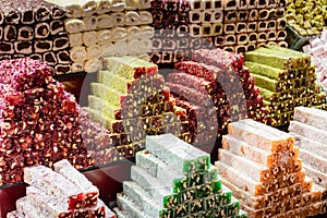 Turkish delight in Kapali Carsi, Istanbul photo