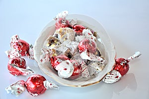 Turkish delight and chocolate candies