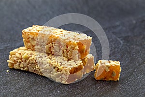 Turkish Delight with Orange. Hazelnut coated Turkish delight