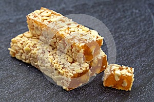 Turkish Delight with Orange. Hazelnut coated Turkish delight