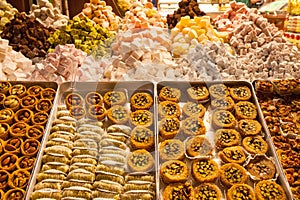 Turkish delight sweets at the Spice Market in