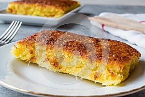 Turkish Dessert Baked Cheese halva / Peynir Helvasi