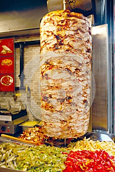 Turkish doner kebab