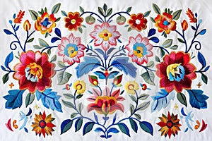 Turkish embroidery, floral design