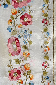 Turkish embroidery pattern as background