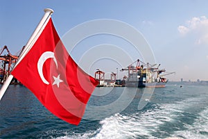 Turkish flag, Istanbul - Turkey