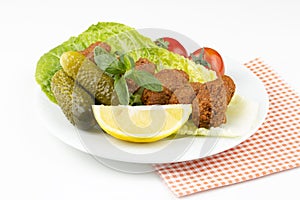 Turkish foods; cig kofte