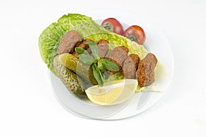 Turkish foods; cig kofte