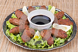 Turkish foods; cig kofte