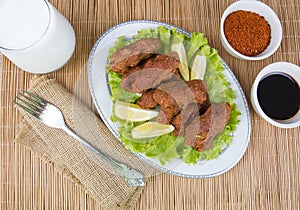 Turkish foods; cig kofte