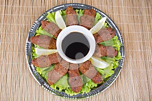 Turkish foods; cig kofte