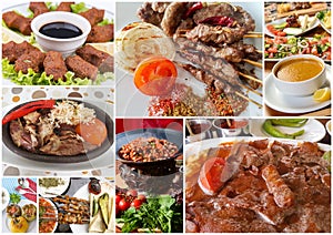 Turkish Foods Collage
