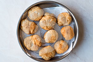 Turkish Fried Dough Crumpets Pisi Halka photo
