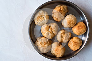 Turkish Fried Dough Crumpets Pisi Halka photo