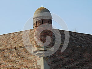 Turkish guardhouse on Kalemegdan park, placed in the city center, Serbia