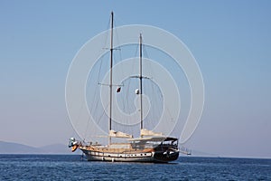 Turkish gulet sailing boat