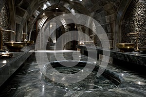 Turkish Hammam Interior With Centra 01