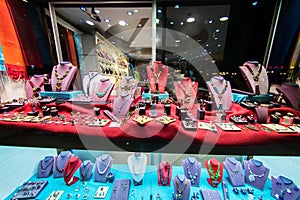 Turkish jewelry shop display
