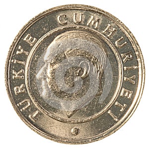 5 turkish kurus coin