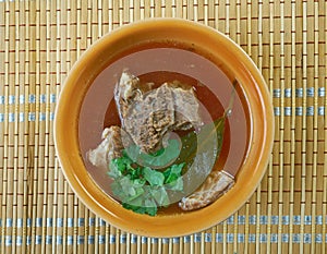 Turkish lamb soup