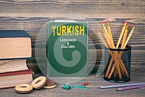 Turkish language and culture concept