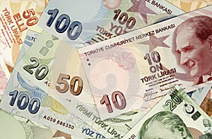 Turkish lira banknotes