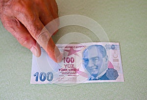 Turkish lira and economy photograpy photo