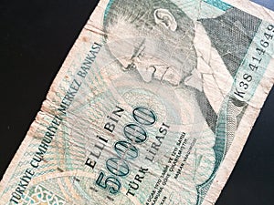 Turkish lira, Turkey paper bank note money