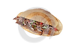 Turkish meat doner sandwich, Et Döner