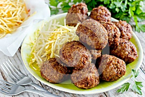 Turkish meatballs kuru kofte
