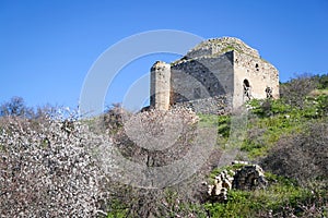 Turkish mosque at the Acrocorinth castle at Corinth, Greece