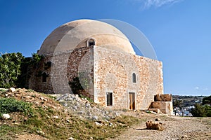 Turkish mosque in the city of Rethymnon on the island of Crete