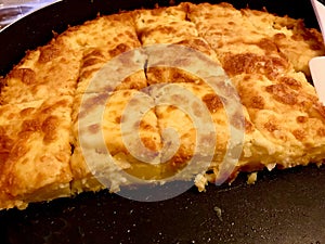 Turkish Pan Borek with Potatoes / Burek