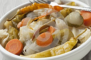 Turkish pickled vegetables