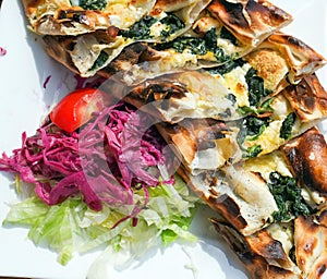 Turkish Pide pizza