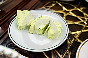 Turkish pistachio ice cream