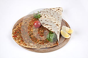 Turkish pizza - Lahmacun