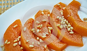 Turkish pumpkin dessert