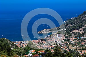 Turkish riviera Turunc - Marmaris. View over