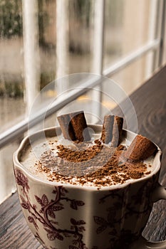 Turkish Salep with cinnamon sticks / Christmas Eggnog