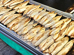 Turkish Street Food Fish Bread / Balik Ekmek