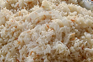 Turkish style rice. Traditional Turkish foods; rice pilav photo