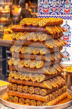 Turkish sweet called -Burma Kadayif