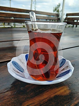 Turkish tea black photo
